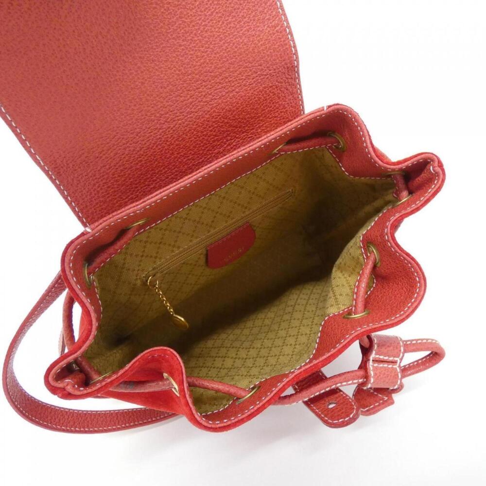 GUCCI Red Backpack - Picture 8 of 9